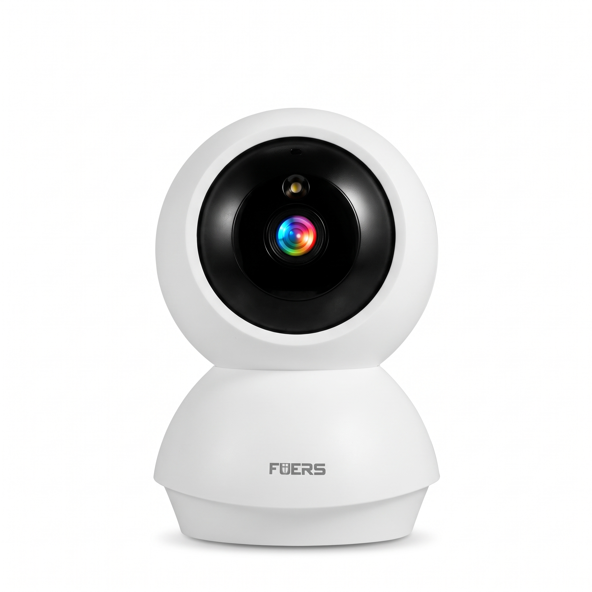 The 5MP indoor pan-tracking security camera on a plain white background