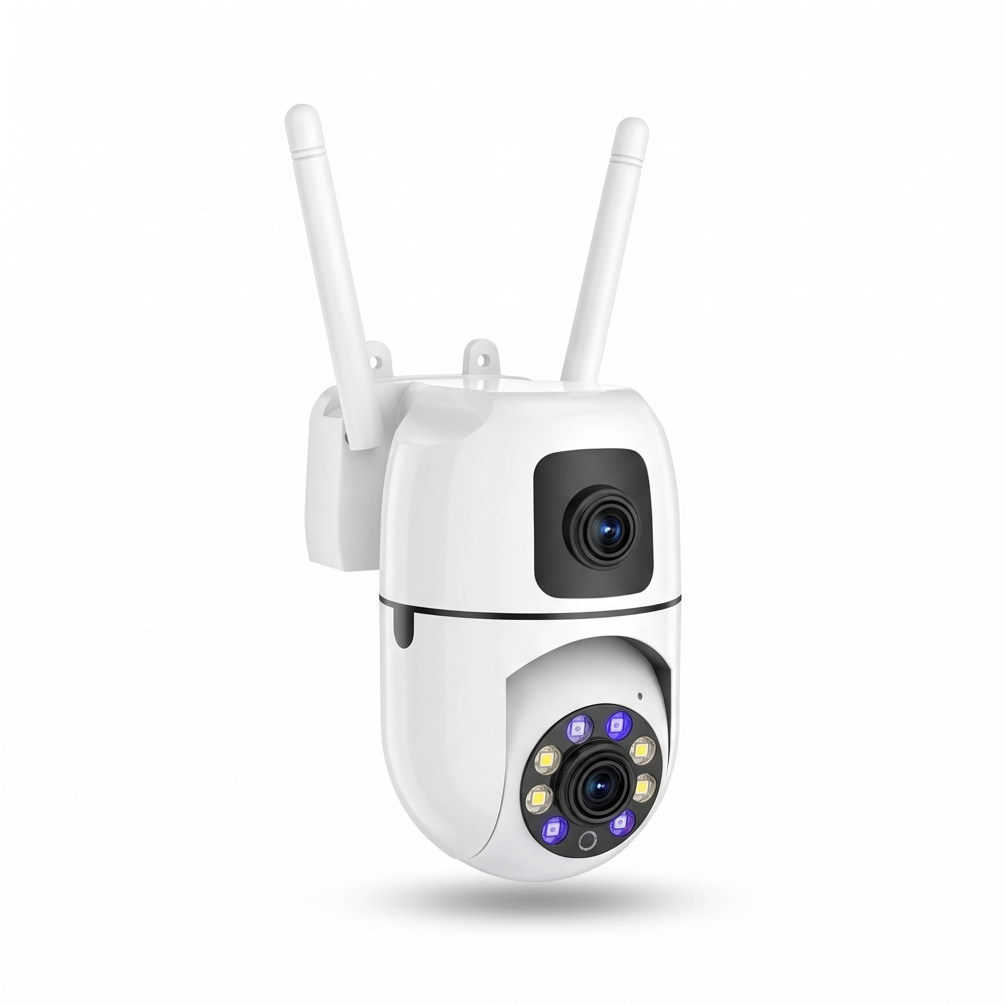 The 8MP 4K dual-lens PTZ camera on a plain white background