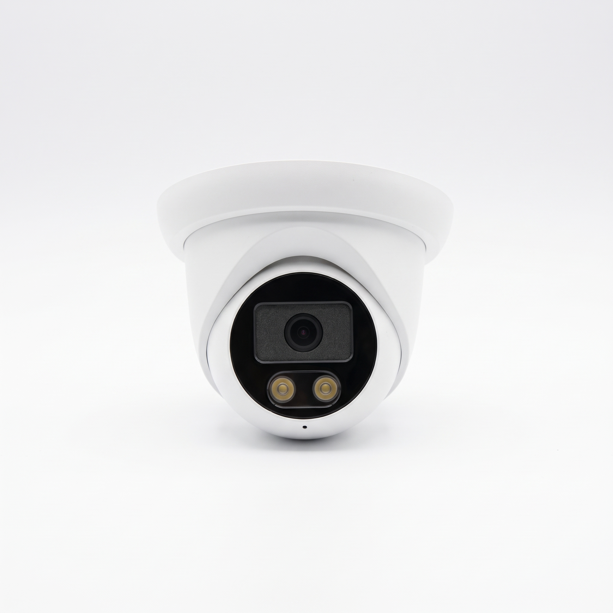 The 4K 8MP PoE outdoor dome camera on a plain white background