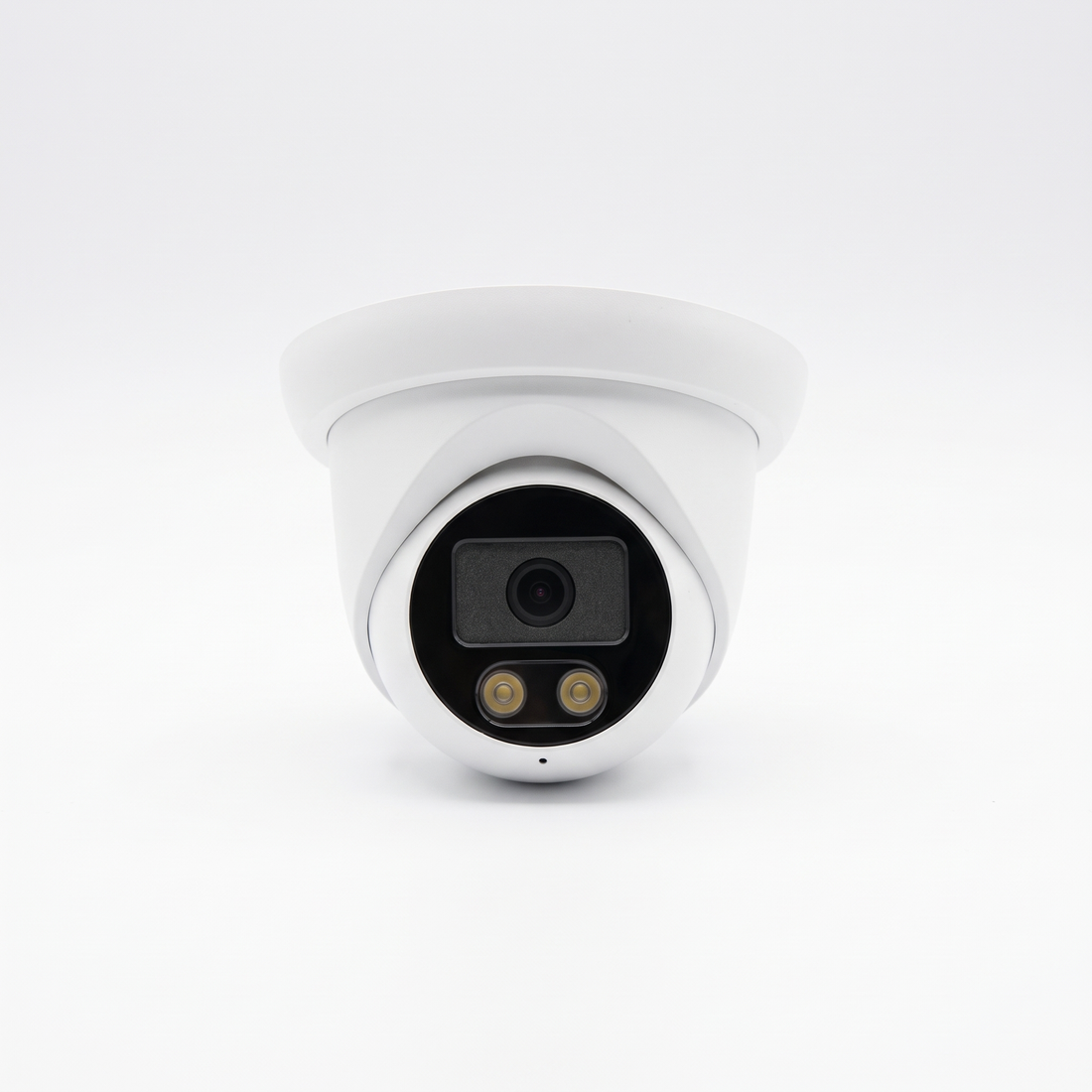 The 4K 8MP PoE outdoor dome camera on a plain white background