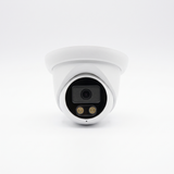 The 4K 8MP PoE outdoor dome camera on a plain white background