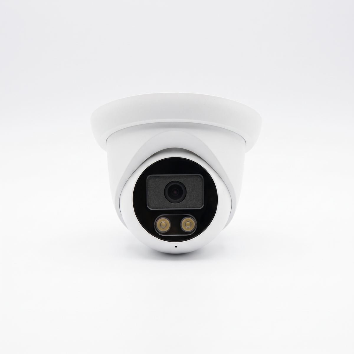 The 4K 8MP PoE outdoor dome camera on a plain white background
