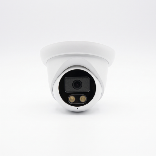 The 4K 8MP PoE outdoor dome camera on a plain white background
