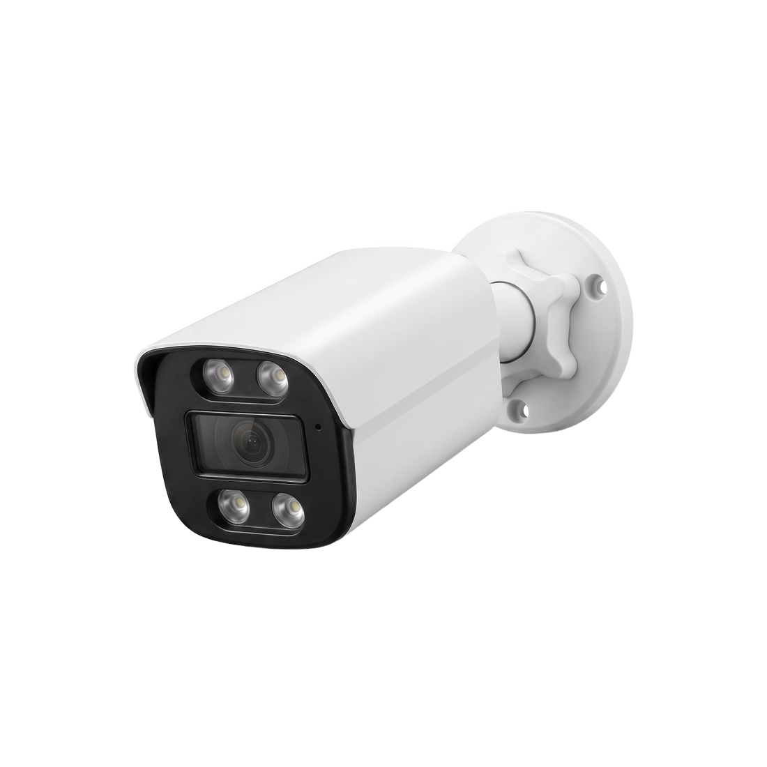 The 4K 8MP wide-angle outdoor bullet camera on a plain white background