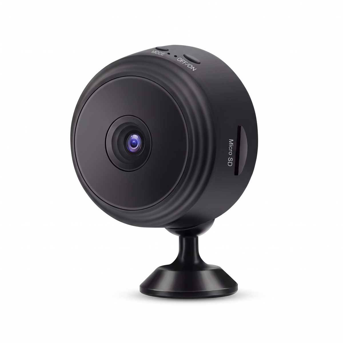 The camera clipped to its bracket, on a plain white background